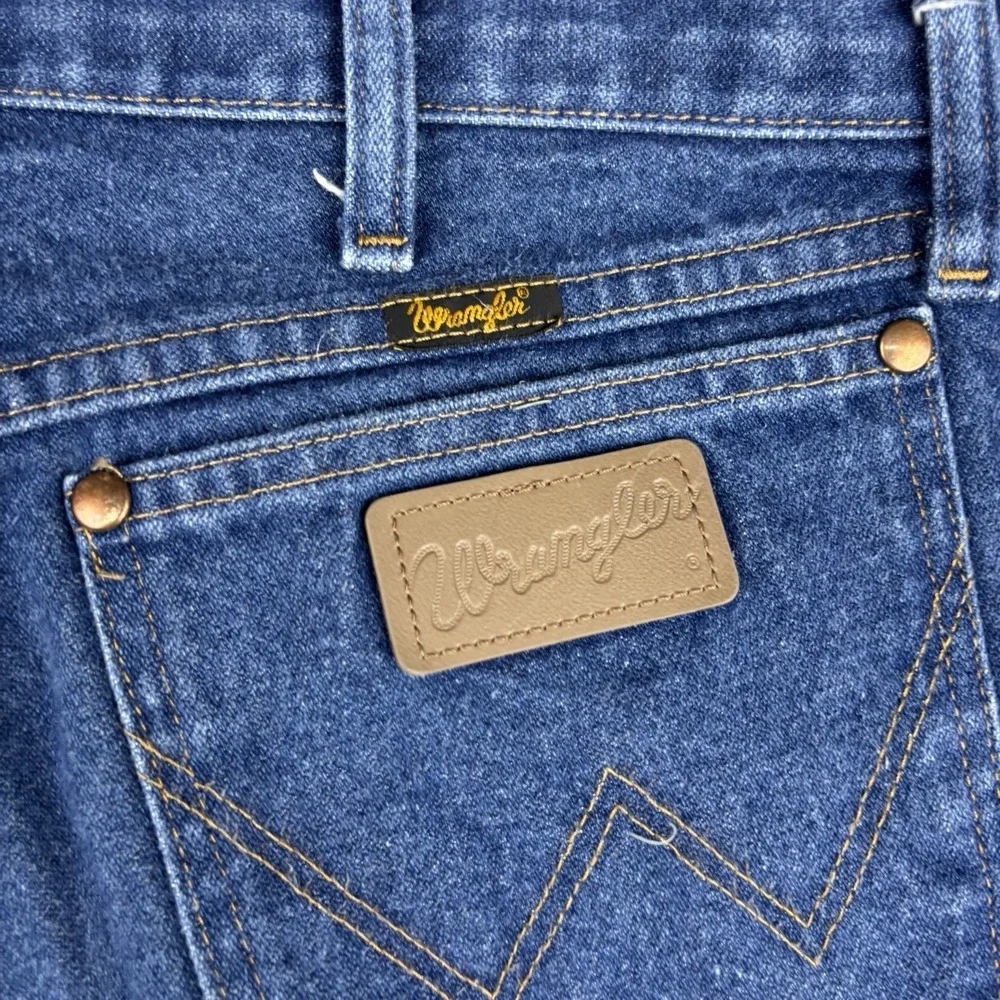 Wrangler Cowboy Cut Jeans Mens 36x30 Medium Wash Western 13MWZ Blue Denim Casual